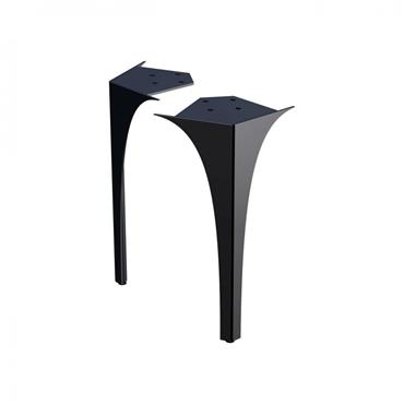 Regency Front Feet 102Cm Vanity Black Gloss