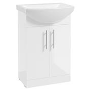 Classic Strata Floor Mount Unit & Basin 55Cm