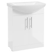 Classic Strata Floor Mount Unit & Basin 65Cm