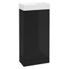 Strata Cloakroom Unit & Basin Black 40Cm