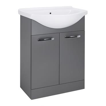 Reno Vanity Unit & Basin Matt Anthacite 55cm