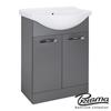 Reno Vanity Unit & Basin Matt Anthacite 55cm