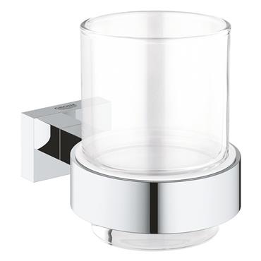 Grohe Essentials Cube Glass W/Holder