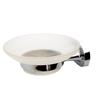Tema Sofia Soap Dish Chrome Frosted Glass