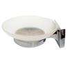 Tema Verona Soap Dish Chrome Frosted Glass