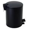 De Vielle 5L Matt Black Pedal Bin