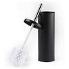 Rcr Round Metal Toilet Brush Black
