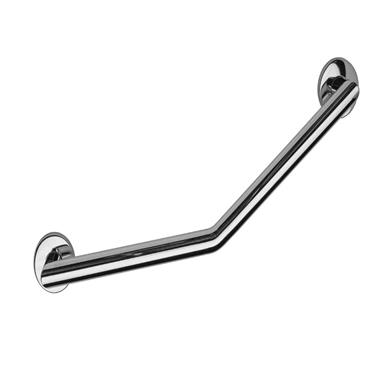 Croydex Stainless Steel Grab Bar Angled