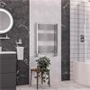 Wendover Curved Towel Rail Chrome 800 X 600mm