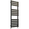 Tailored Black Towel Rail 1200X450