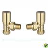 Brass Round Angled Rad Valves