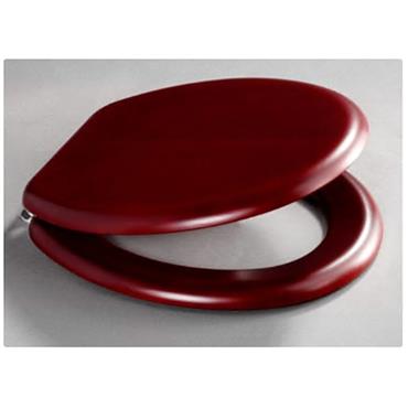 Bemis Mahogany Wooden Toilet Seat