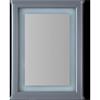Aml Niamh Pvc Mirror Frame Grey 500X700