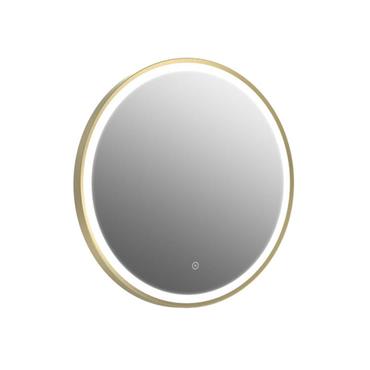 Rosie B/Brass Round Mirror Inc Demist 60cm