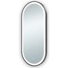 Florence Pill Shaped Led Mirror Blk 450X1000