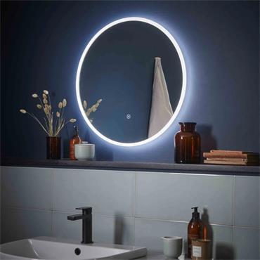 Rhapsody Bluetooth Mirror & Demist Round 600