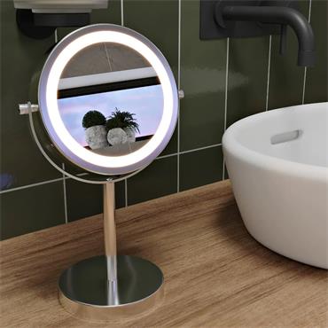 Croydex Free Standing Light Up Mirror