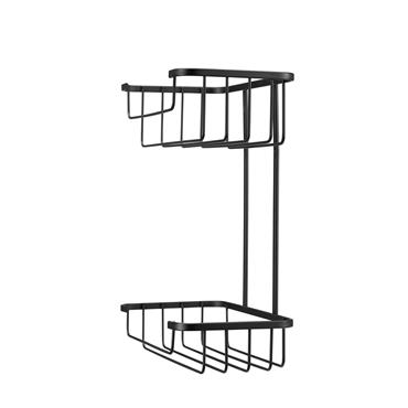 Croydex Rust Free Screw To Wall 2 Tier Basket