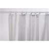Croydex Plain White Vinyl Shower Curtain