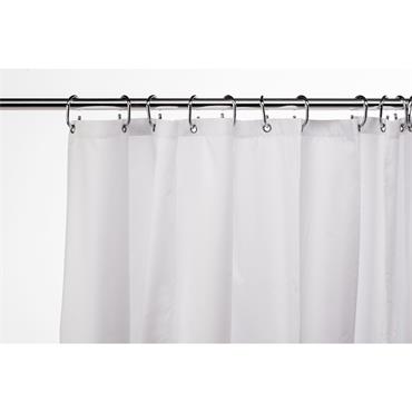 Hygiene N Clean White Shower Curtain 1800mm