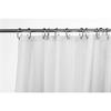 Croydex White Textile Shower Curtain 1.8X2.0M