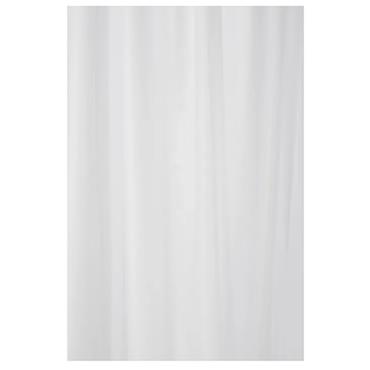 Croydex White Textile Shower Curtain 2.1X2.1M
