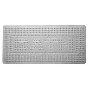Croydex Bath Mat Rubber Grey 34cm X 74cm