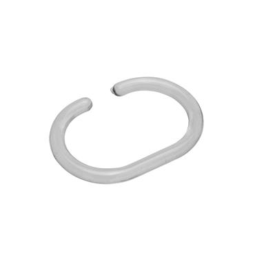 Croydex C Shape Shower Curtain Ring Clear