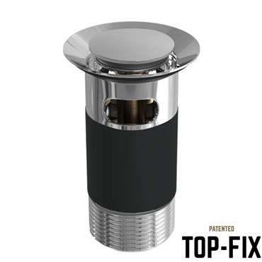 Top-Fix Basin Waste Chrome Slotted