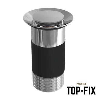 Top-Fix Basin Waste Chrome UnSlotted