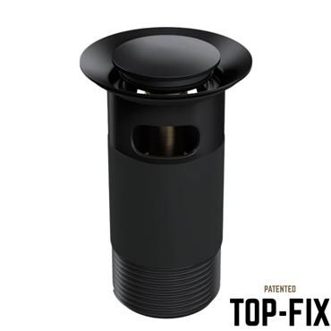 Top-Fix Basin Waste Black Slotted