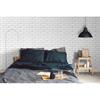 Grosfillex 3D Metro White Tile