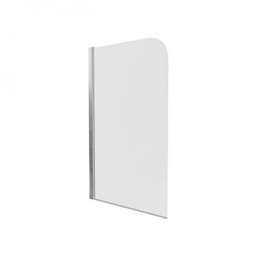 151171 Curved Chrome Bath Screen 1400 X 800