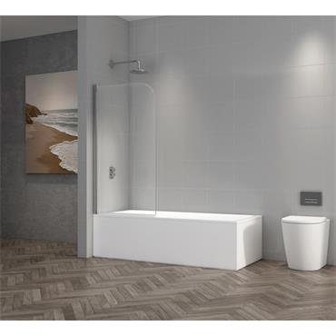 Chrome Bath Screen 780x1400mm