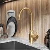 Easyflow Designer Knurled Brush Gold Tap 0.3