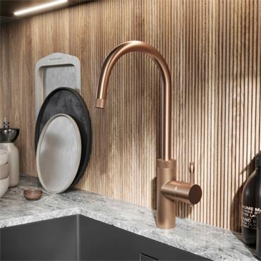 Easyflow Designer Knurled Rose Gold Tap 0.3