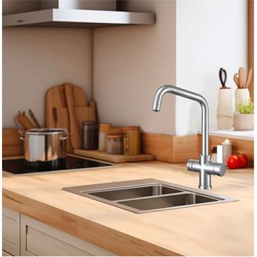 Clever 4 In 1 Kitchen Sink Tap All Chrome