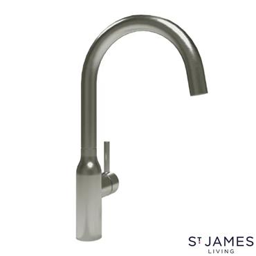 St James Eli Brush Chrome Sink Mixer