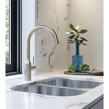 St James Eli Brush Chrome Sink Mixer