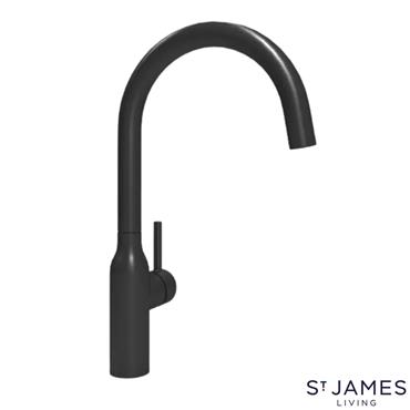 St James Eli Black Sink Mixer