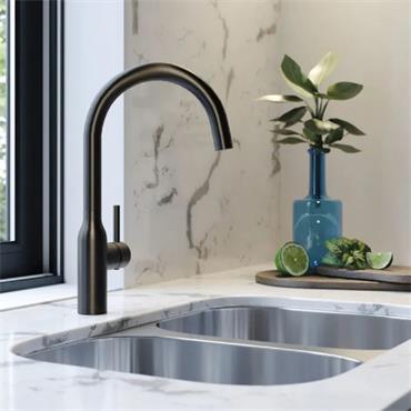 St James Eli Black Sink Mixer