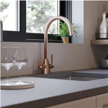 St James Ivy Copper Sink Mixer