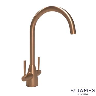 St James Ivy Copper Sink Mixer
