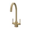 St James Ivy Brush Brass Sink Mixer