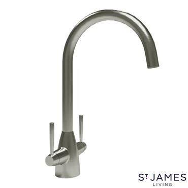 St James Ivy Brushed Chrome Sink Mixer