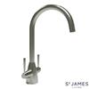 St James Ivy Brushed Chrome Sink Mixer