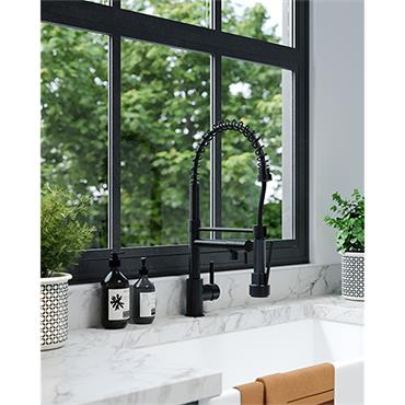 St. James Felix Black Sink Mixer (1.0Bar)