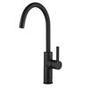 Pegler Jeroni 1H Mixer Swan Spout Black