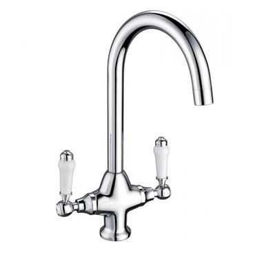 Georgia Traditional Kitchen Mixer Chrome