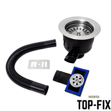 Top-Fix Sink Waste Chrome & Overflow